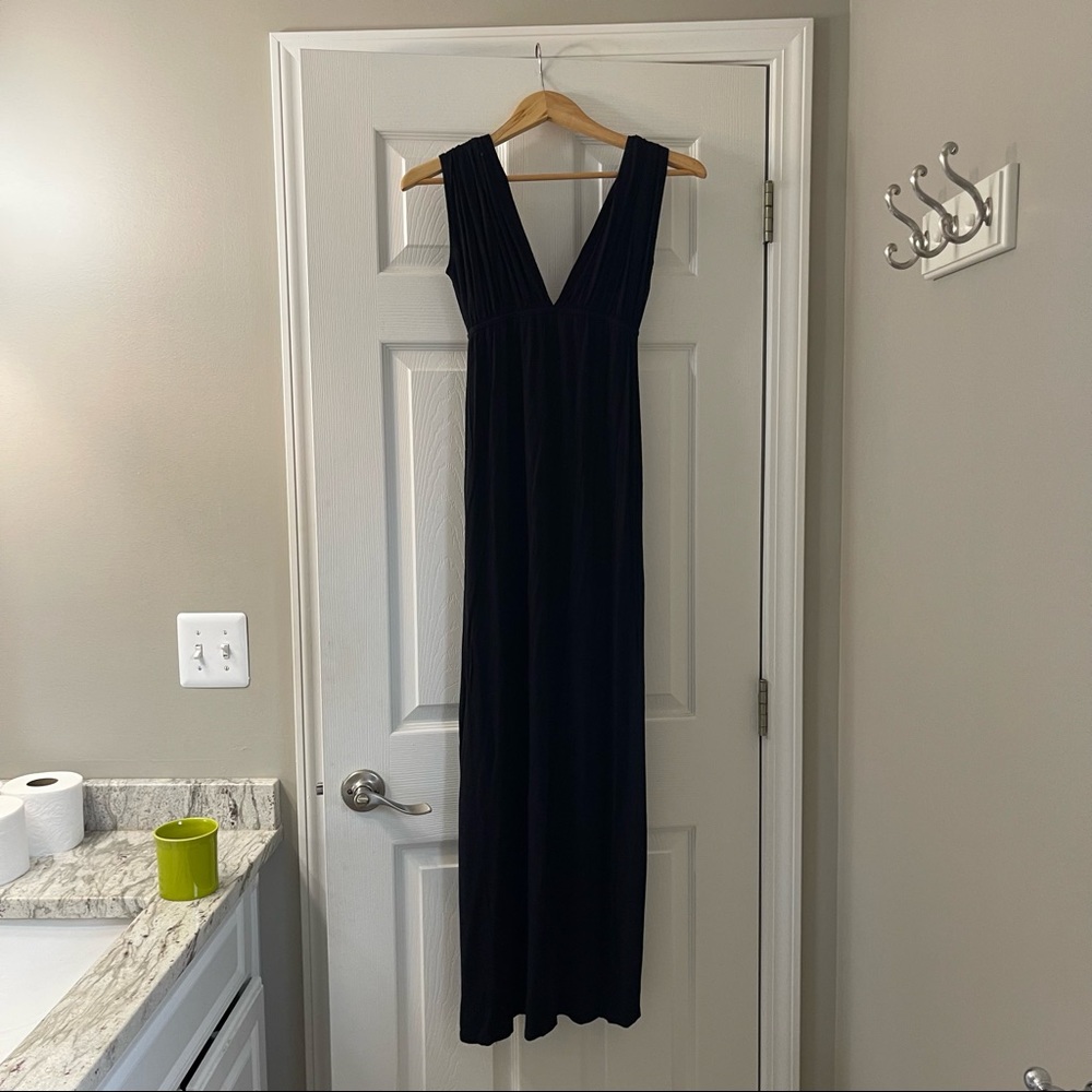 Women’s Black Stretchy Maxi Dress - Size M
